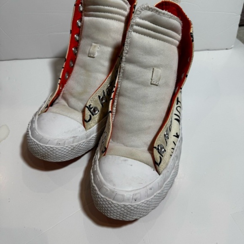 Converse UNT1TL3D 8.5 Shoes Ivory White Not A Chuck High Top Sneakers Streetwear - Picture 5 of 10